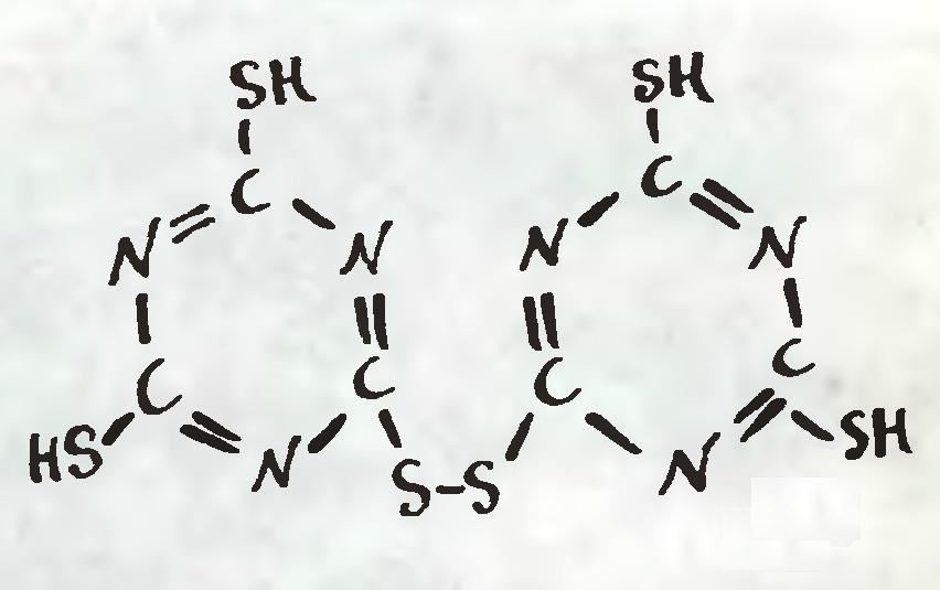      . Ammonium thiocyanate and hydrogen peroxide