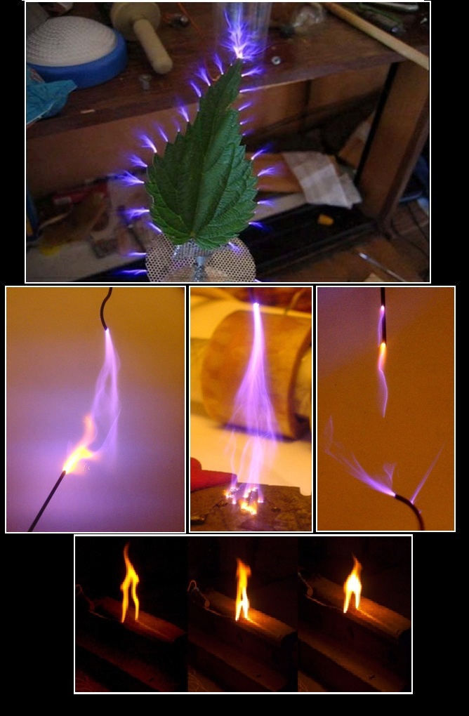 .     . Photos. High-voltage discharges at home