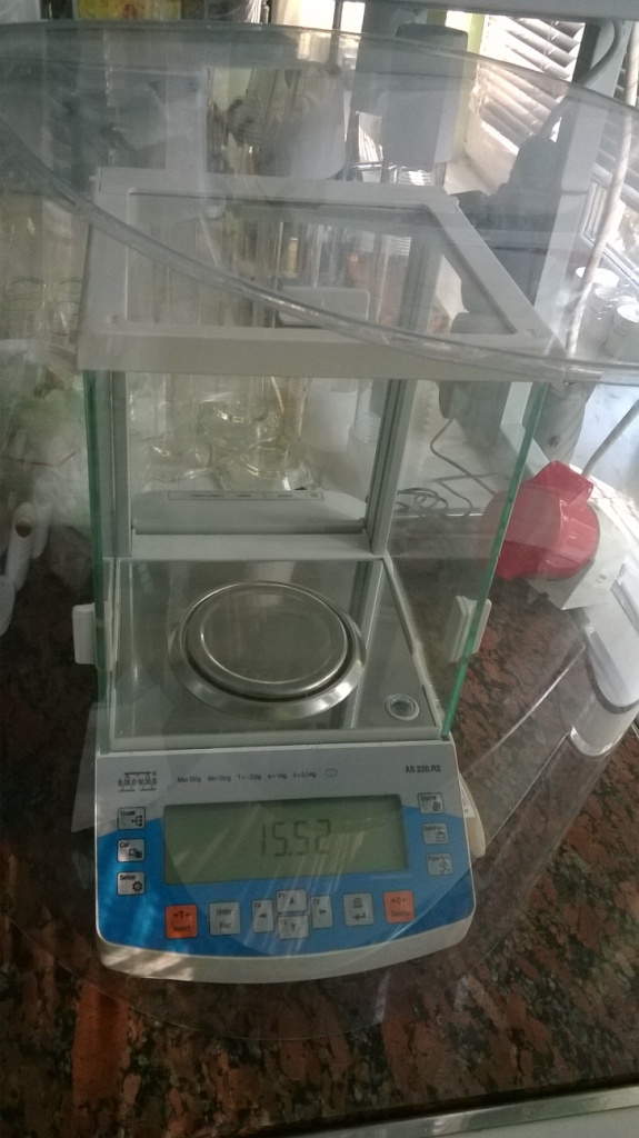  . Analytical balance