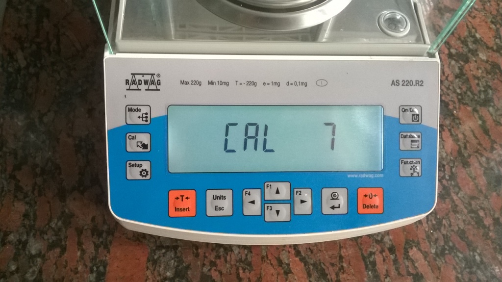  . Analytical balance