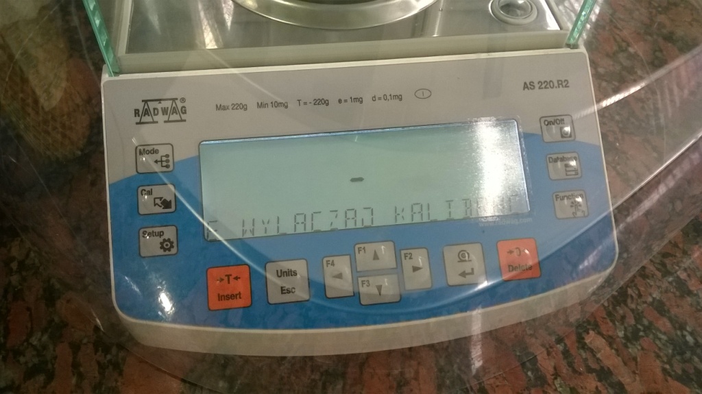  . Analytical balance