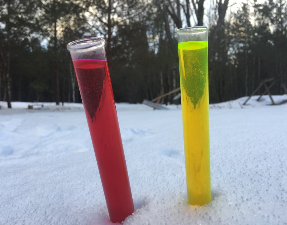 :    . Phosphors: sucrose and organic dye