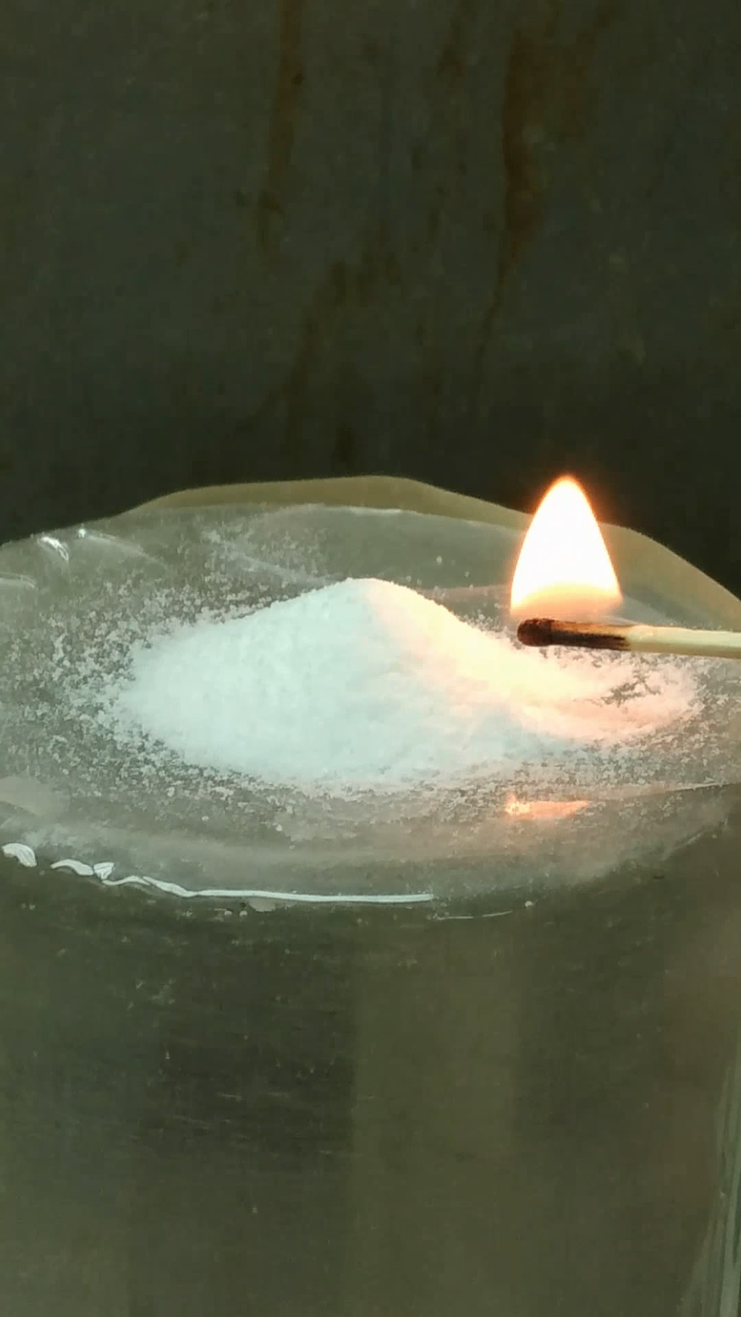   . Burning of calcium hypophosphite