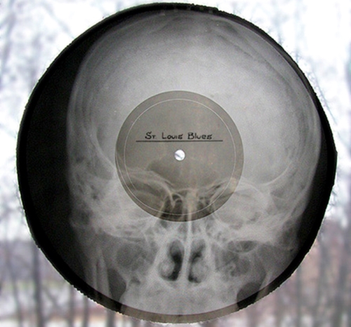   '' ''. Musical records made of ''bones''
