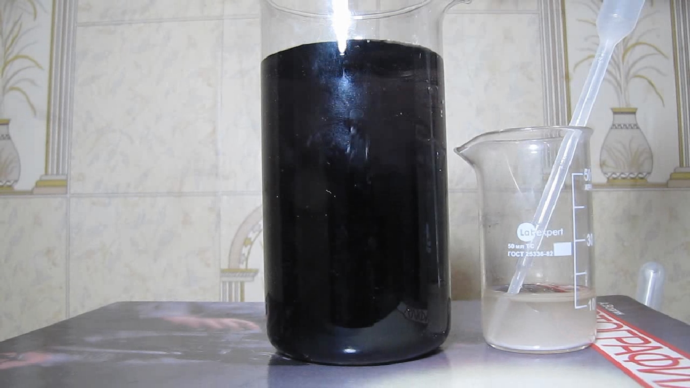 Галловая кислота и хлорид железа (III). Gallic acid and iron(III) chloride