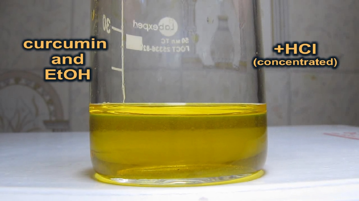     (). Boric acid and curcumin (rosocyanine)