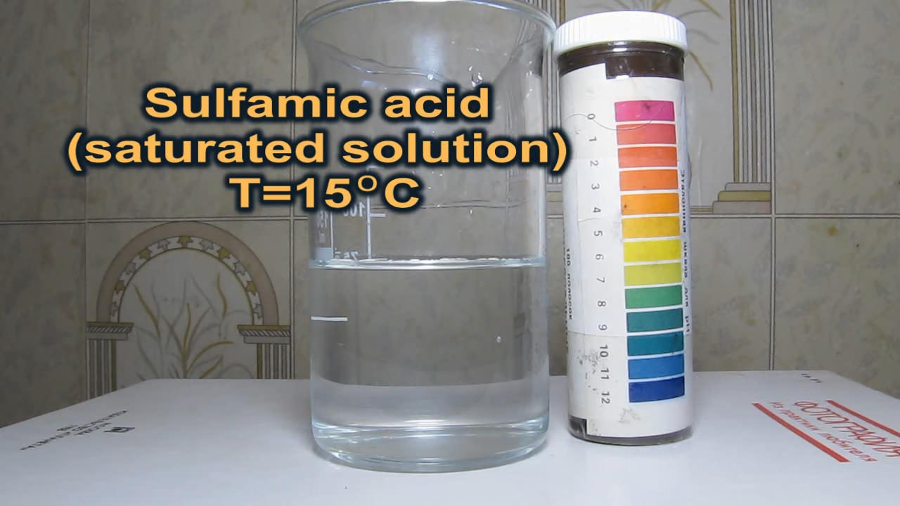    . Sulfamic acid and zinc