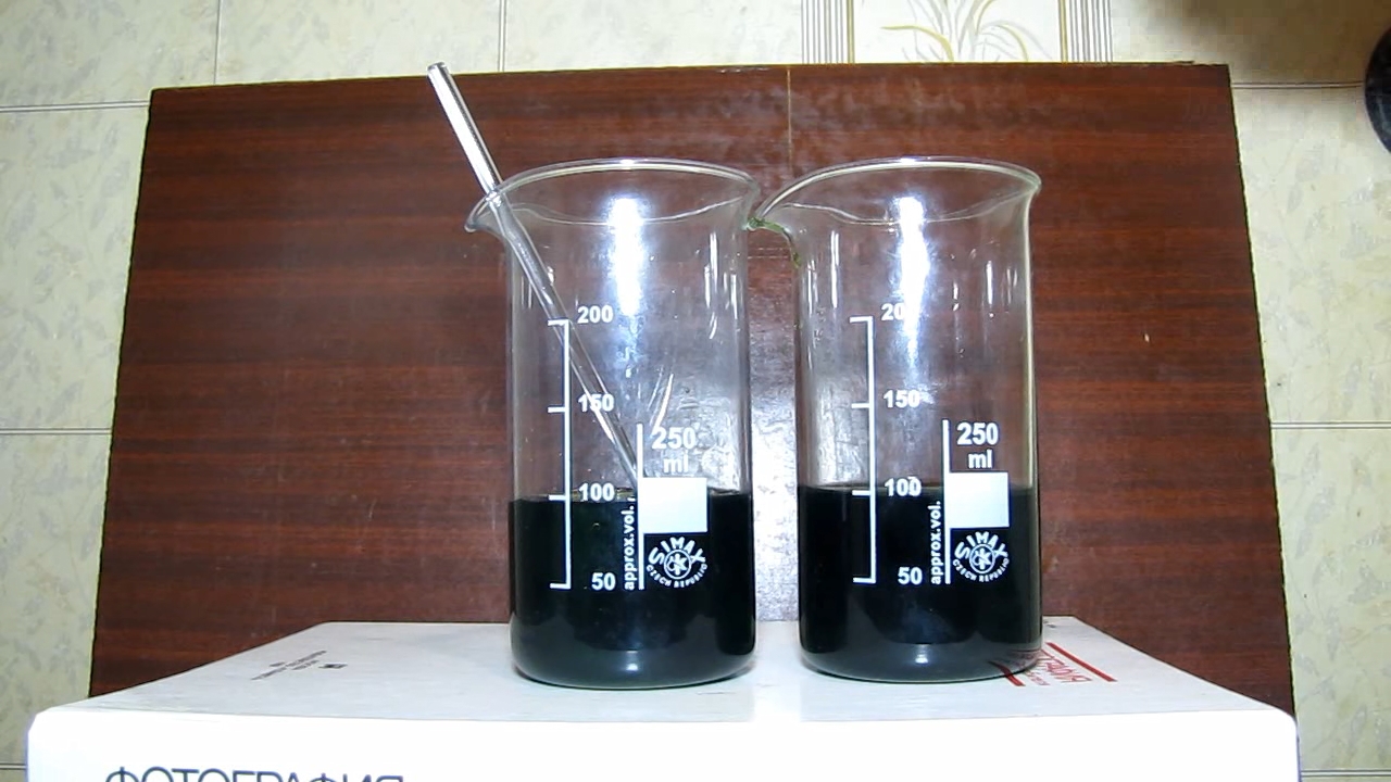 Iron(III) chloride and potassium ferricyanide.   (III)    