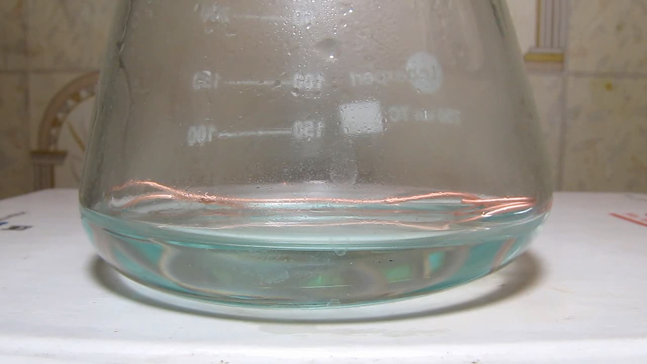 Dissolution of copper in citric acid