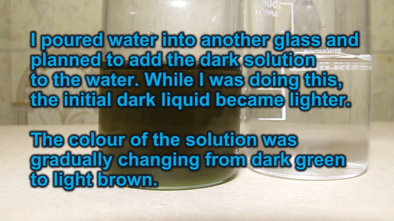 Red tulip, tap water, ammonia and hydrochloric acid