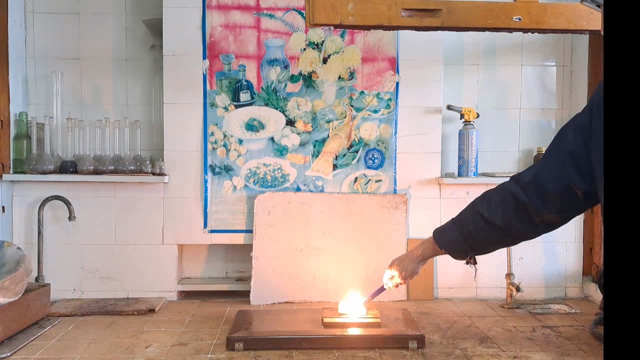 Titanium hydride and ammonium perchlorate