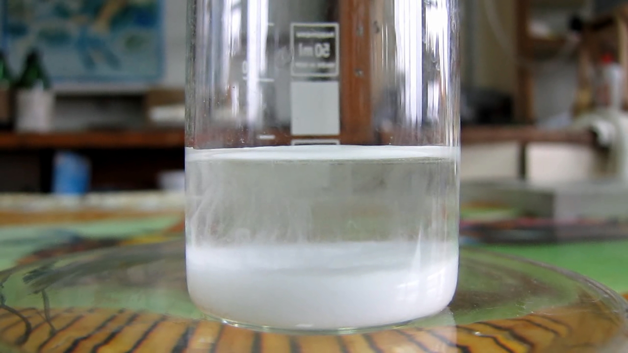 Determination of perchloric acid - qualitative reaction for perchlorate anion (potassium perchlorate precipitation)