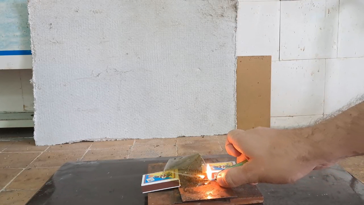 Combustion of Nitrocellulose Film