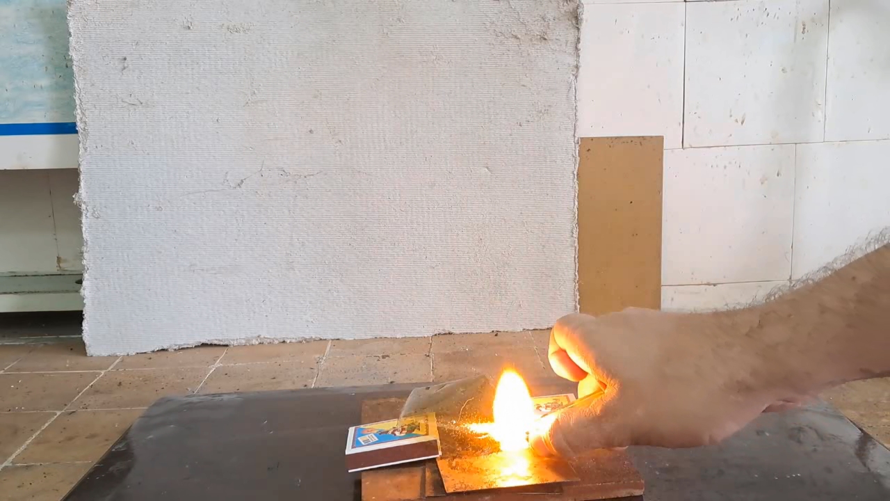 Combustion of Nitrocellulose Film