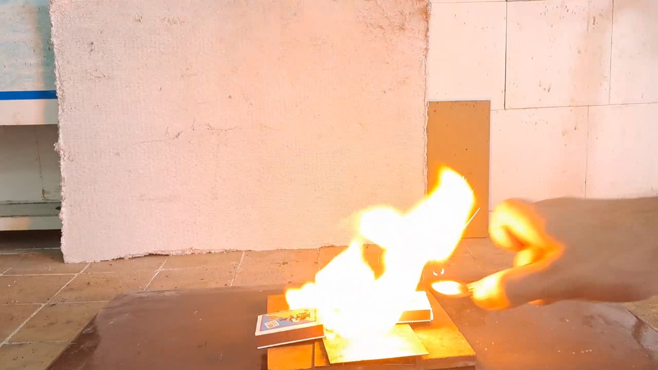 Combustion of Nitrocellulose Film