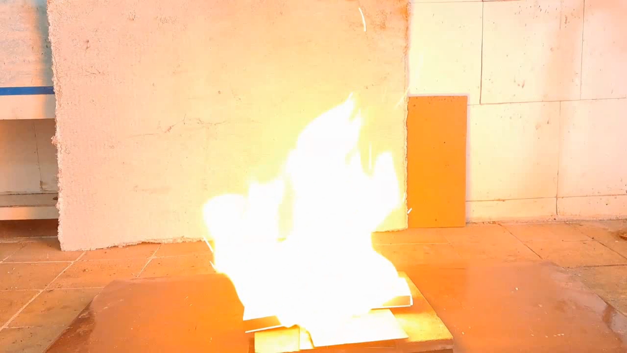 Combustion of Nitrocellulose Film