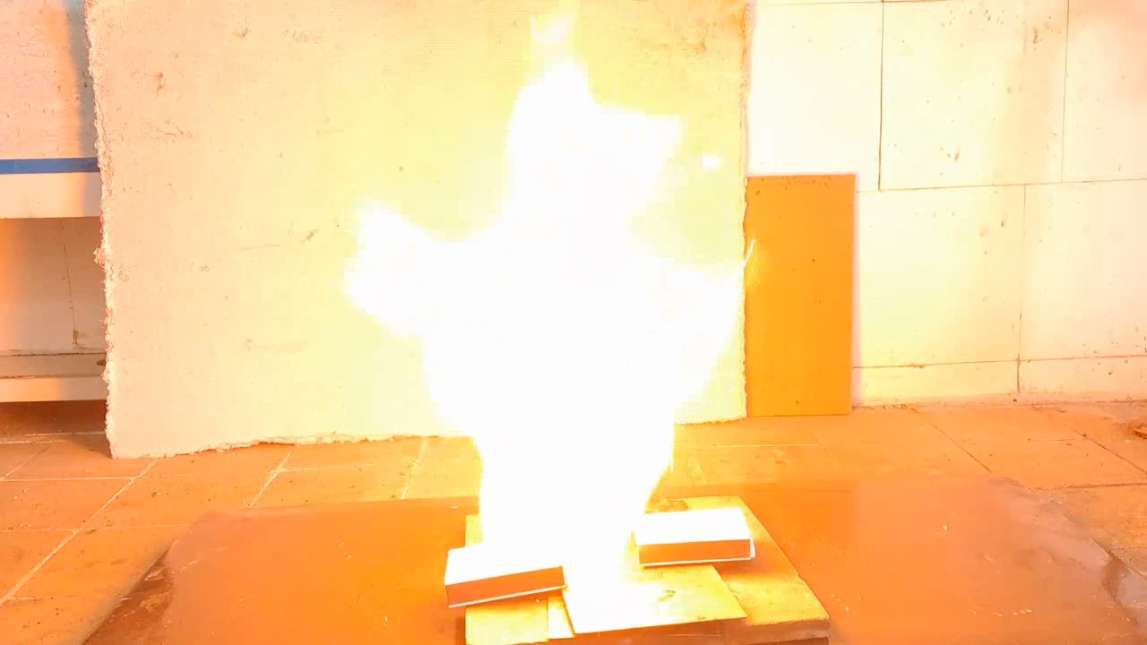Combustion of Nitrocellulose Film
