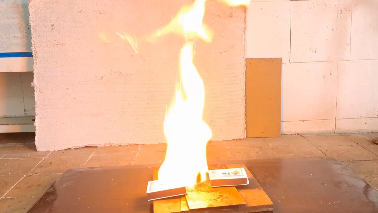 Combustion of Nitrocellulose Film