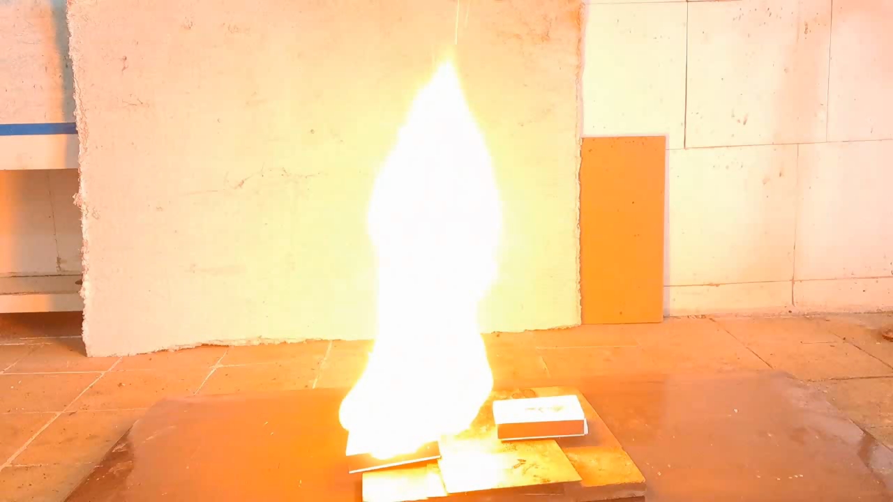 Combustion of Nitrocellulose Film