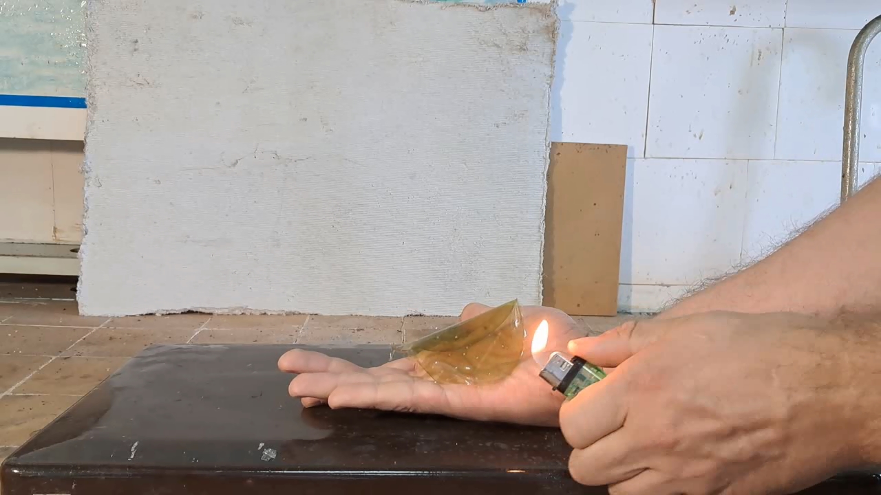 Combustion of Nitrocellulose Film