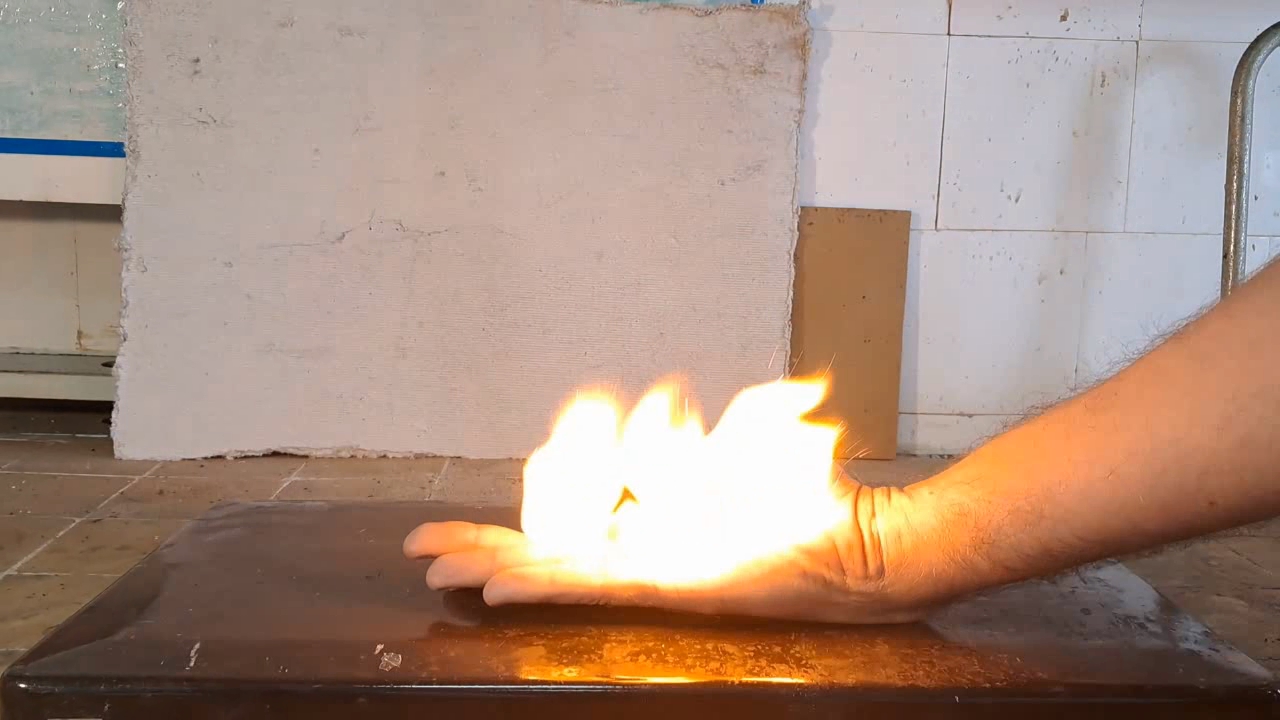 Combustion of Nitrocellulose Film
