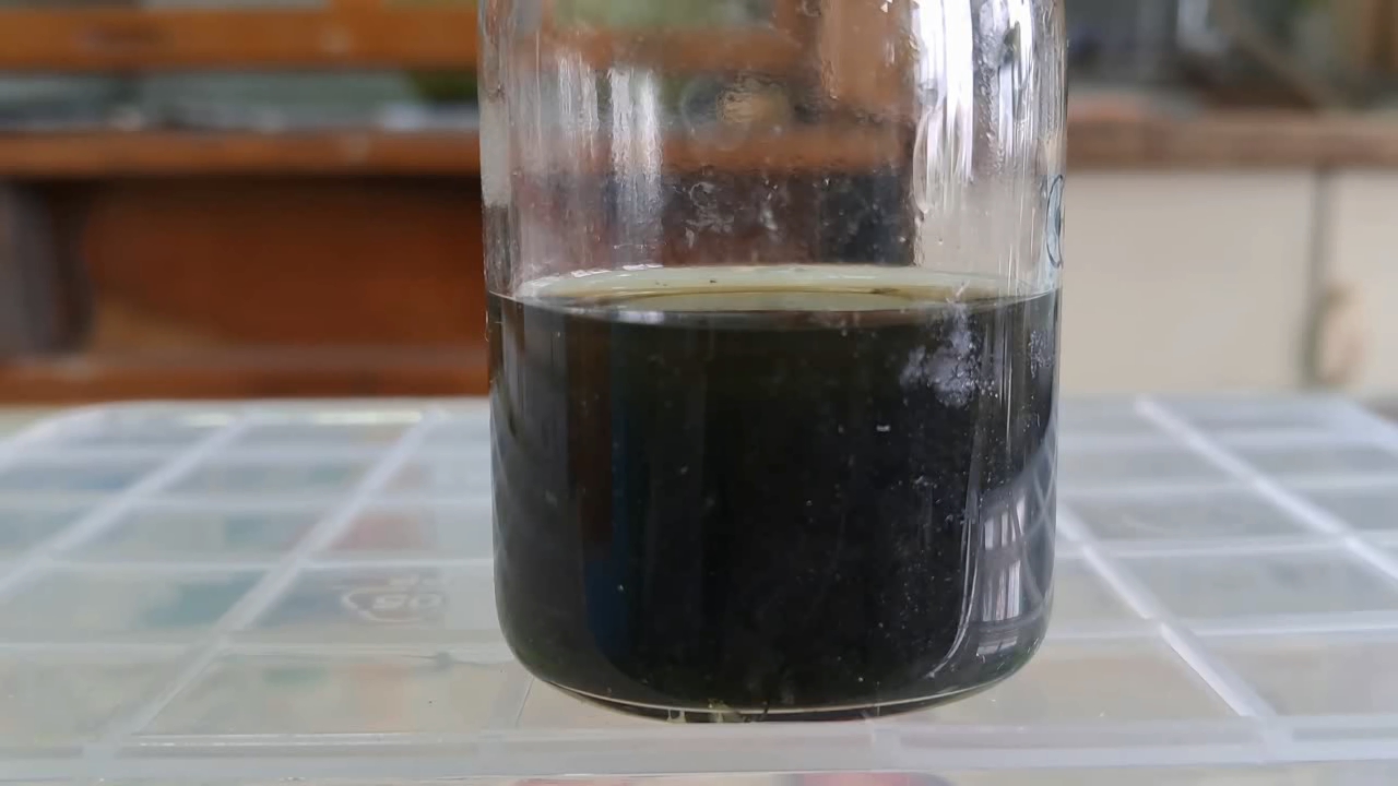 Dissolving Nitrocellulose in Ethyl Acetate: Nitrocellulose Amoeba (Second Experiment)