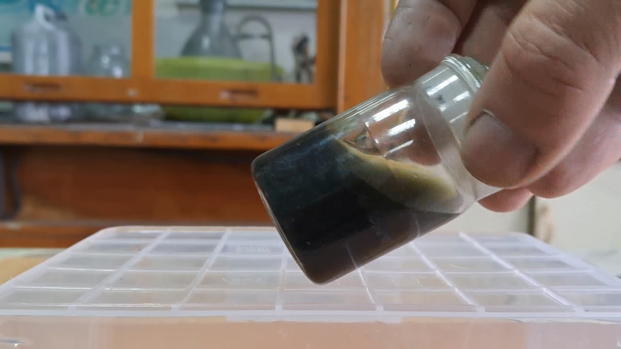 Dissolving Nitrocellulose in Ethyl Acetate: Nitrocellulose Amoeba (Second Experiment)
