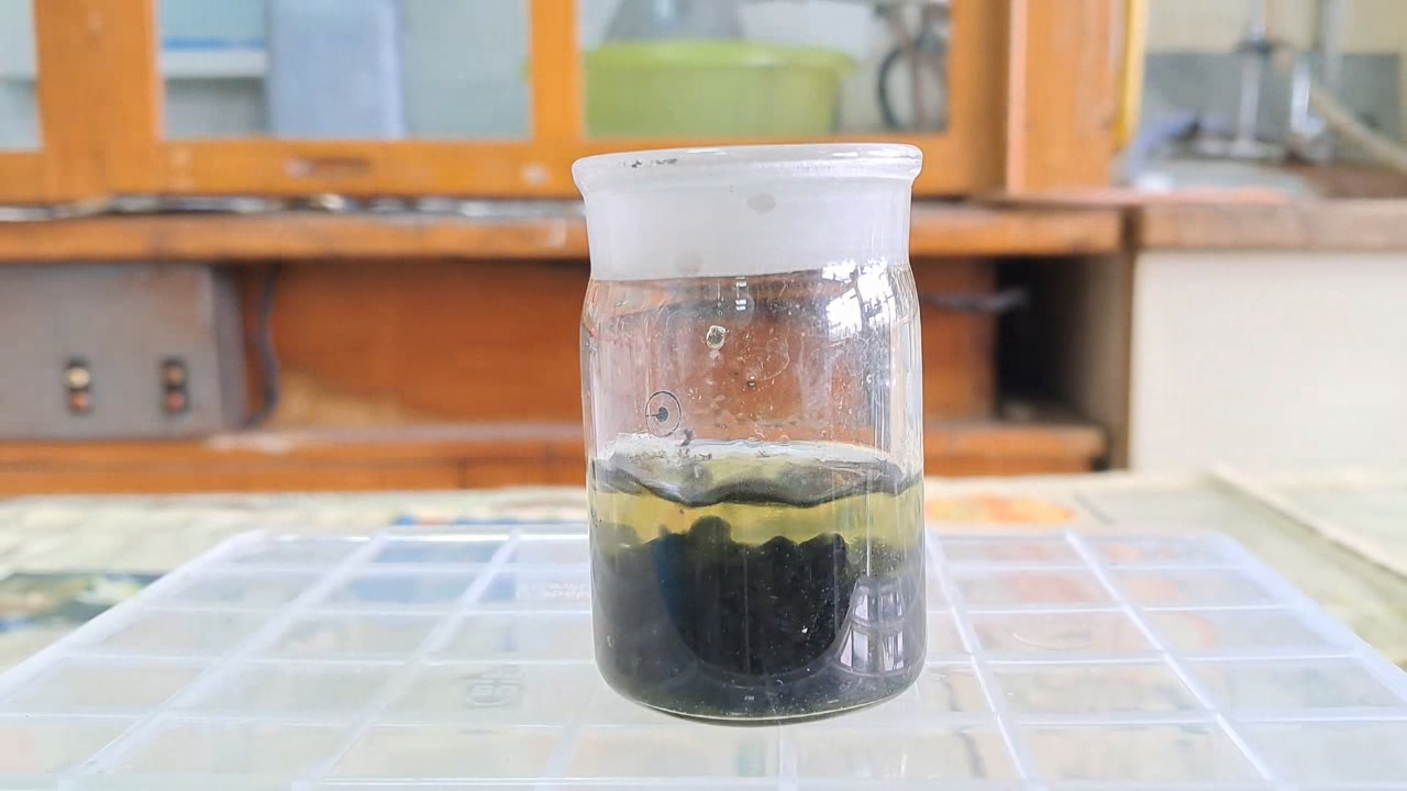 Dissolving Nitrocellulose in Ethyl Acetate: Nitrocellulose Amoeba (Second Experiment)