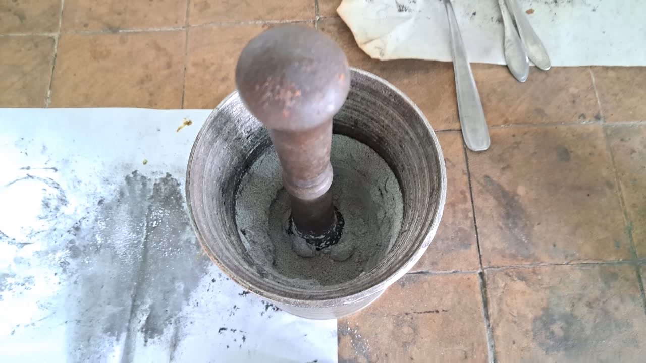 Combustion of Thermite: Barium Sulfate/Aluminum (BaSO4/Al)