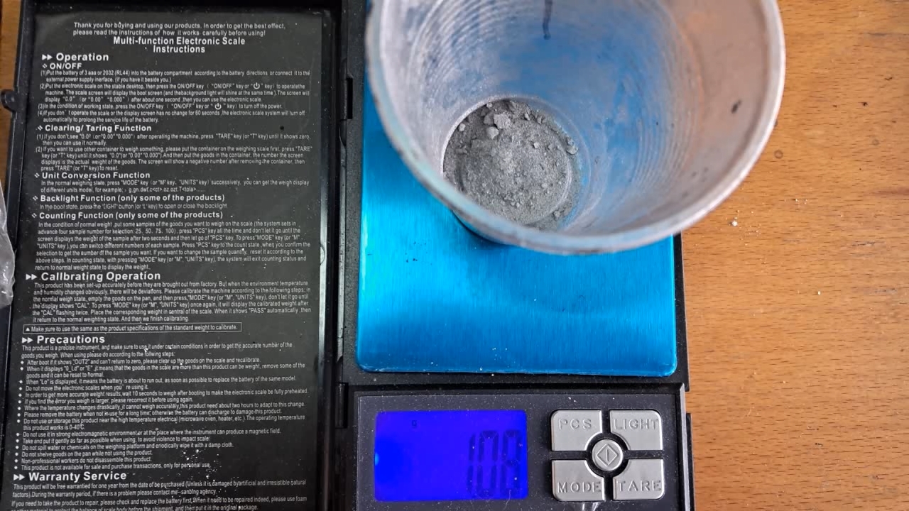 Combustion of Thermite: Barium Sulfate/Aluminum (BaSO4/Al)