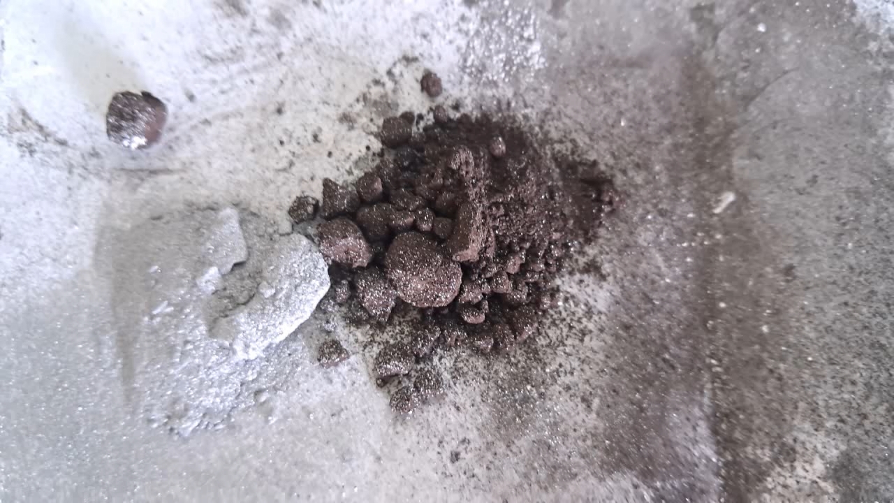 Combustion of Thermite: Barium Sulfate/Aluminum (BaSO4/Al)