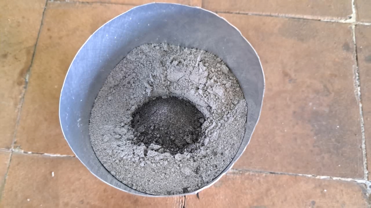 Combustion of Thermite: Barium Sulfate/Aluminum (BaSO4/Al)