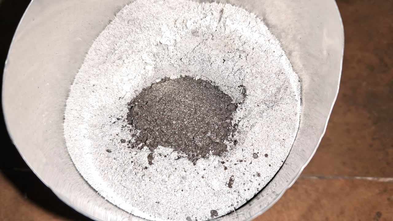 Combustion of Thermite: Barium Sulfate/Aluminum (BaSO4/Al)