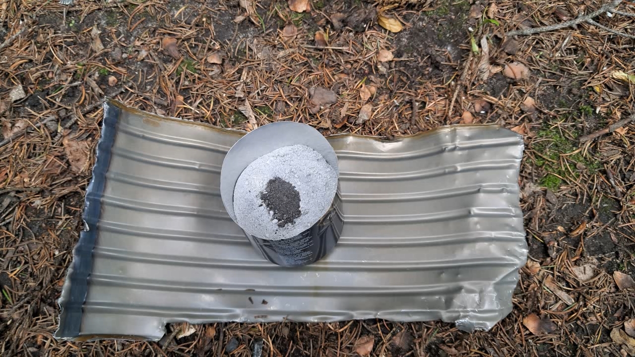 Combustion of Thermite: Barium Sulfate/Aluminum (BaSO4/Al)