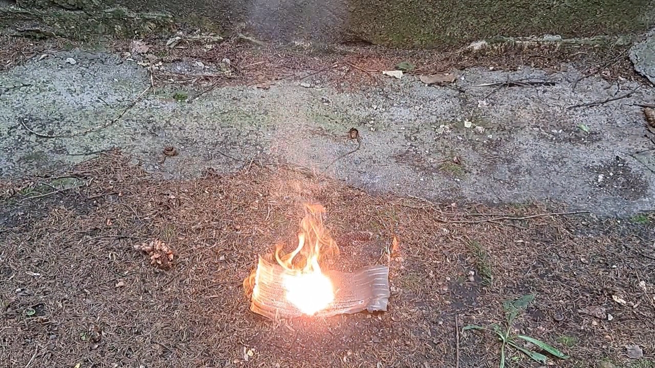 Combustion of Thermite: Barium Sulfate/Aluminum (BaSO4/Al)