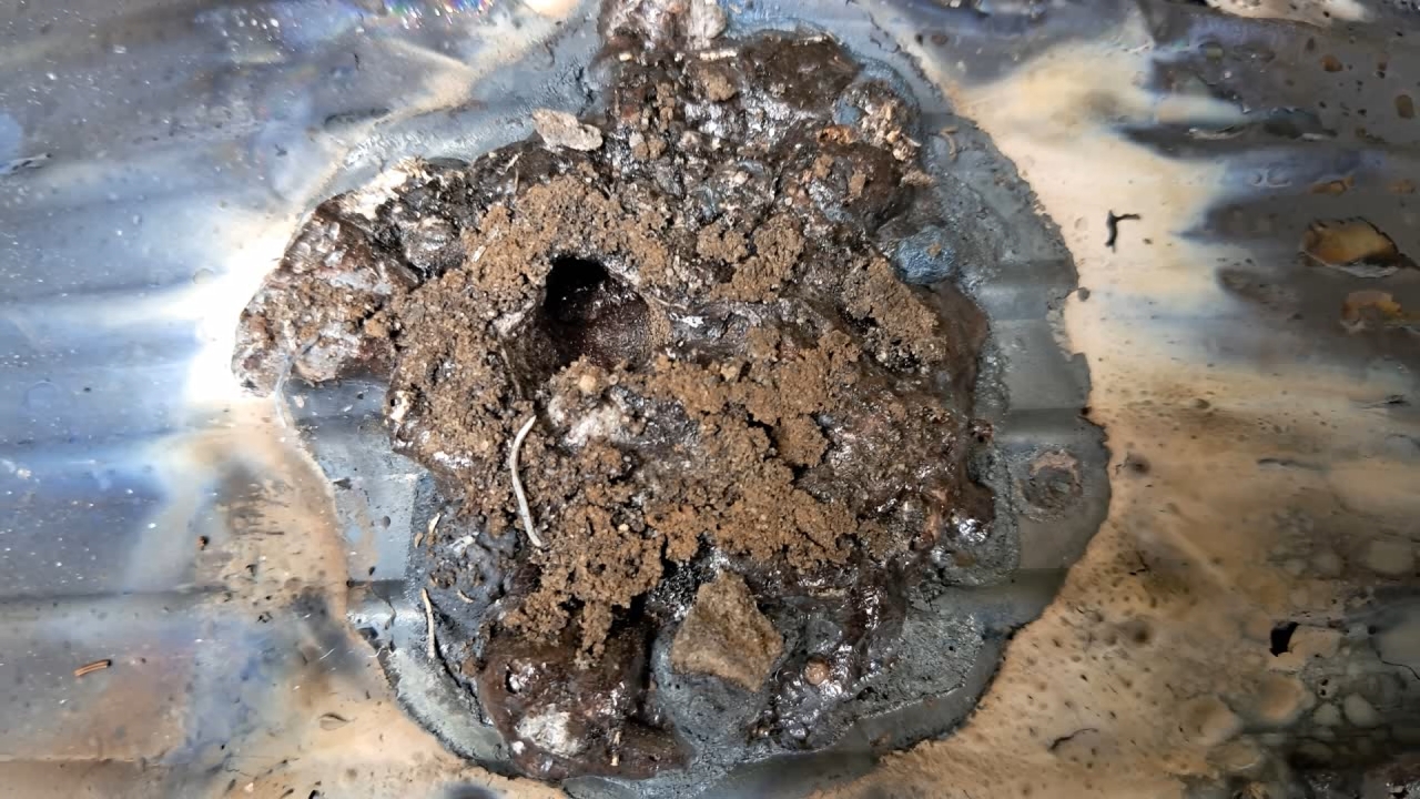 Combustion of Thermite: Barium Sulfate/Aluminum (BaSO4/Al)