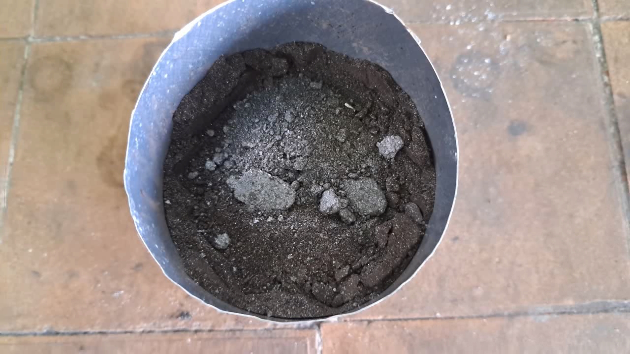 Combustion of Thermite: Iron(II, III) Oxide, Barium Sulfate, Aluminum (Fe3O4/BaSO4/Al)