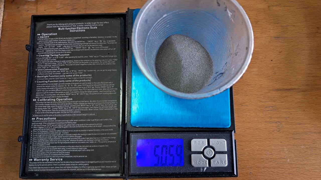Combustion of Thermite: Iron(II, III) Oxide, Barium Sulfate, Aluminum (Fe3O4/BaSO4/Al)