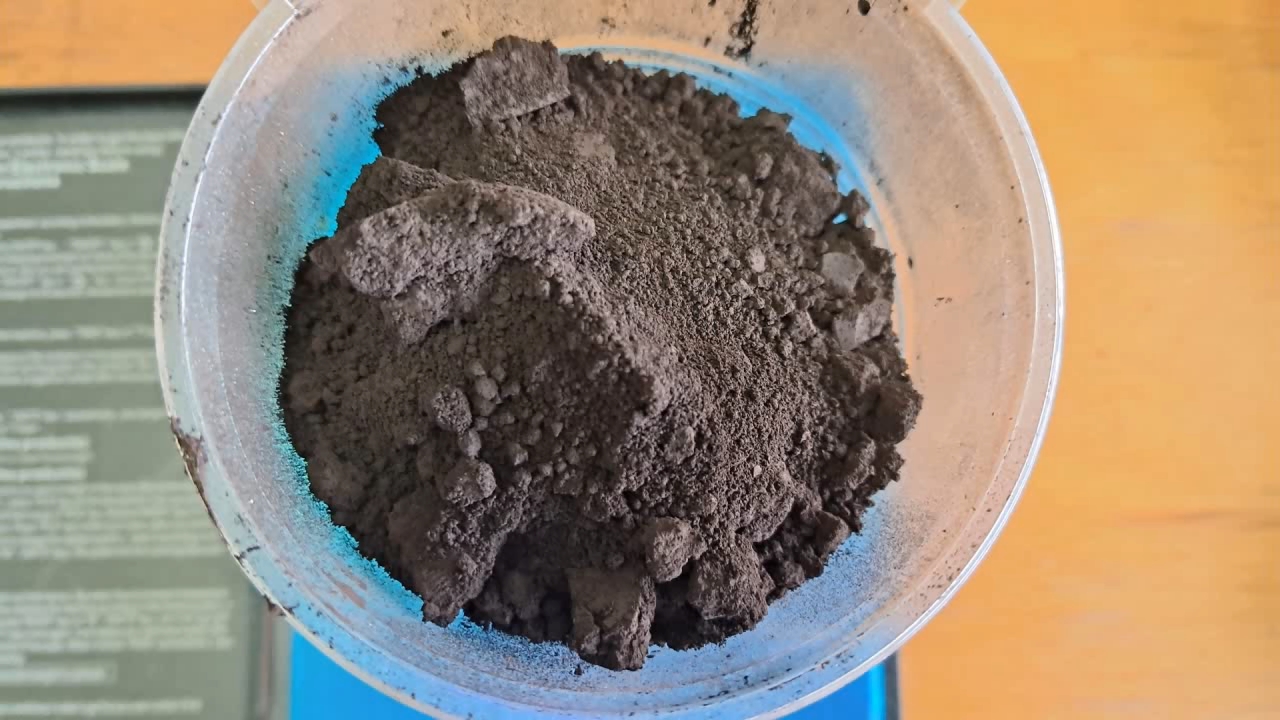Combustion of Thermite: Iron(II, III) Oxide, Barium Sulfate, Aluminum (Fe3O4/BaSO4/Al)