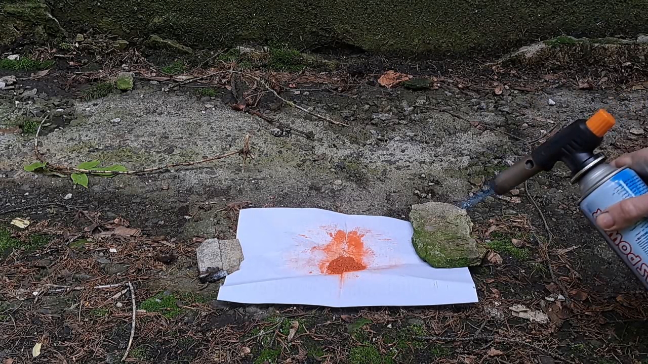 Combustion of Mixture: Lead(II, IV) Oxide/Aluminum (Pb3O4/Al)