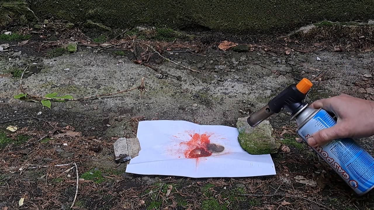 Combustion of Mixture: Lead(II, IV) Oxide/Aluminum (Pb3O4/Al)