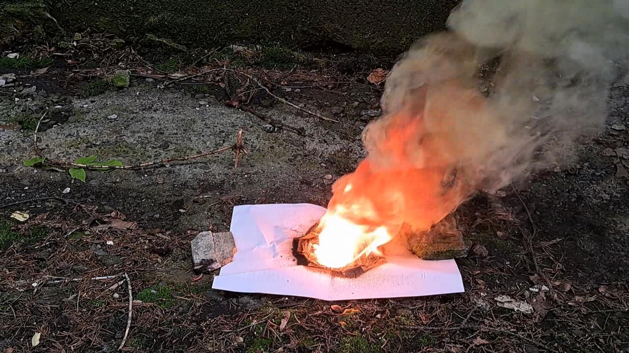 Combustion of Mixture: Lead(II, IV) Oxide/Aluminum (Pb3O4/Al)