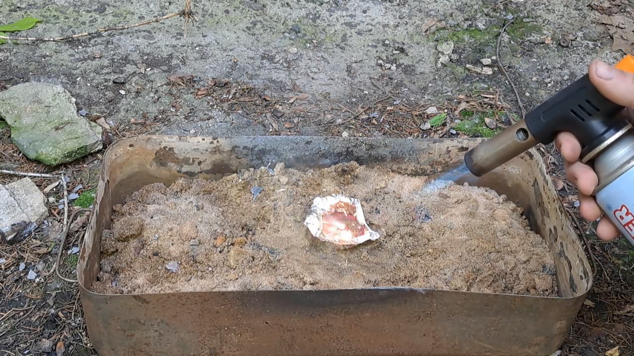Combustion of Mixture: Lead(II, IV) Oxide/Aluminum (Pb3O4/Al)
