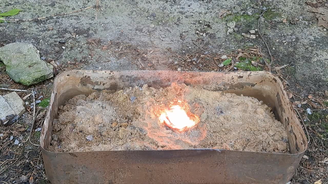 Combustion of Mixture: Lead(II, IV) Oxide/Aluminum (Pb3O4/Al)