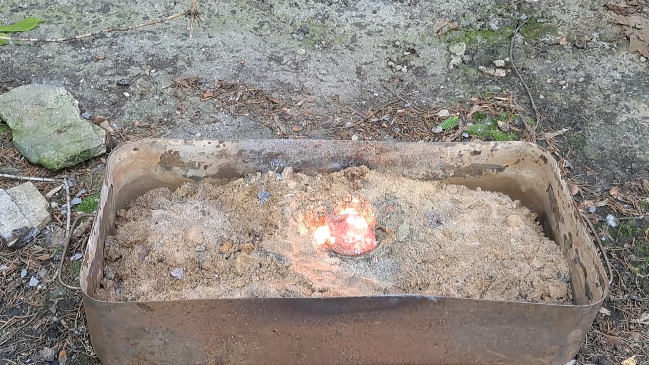 Combustion of Mixture: Lead(II, IV) Oxide/Aluminum (Pb3O4/Al)
