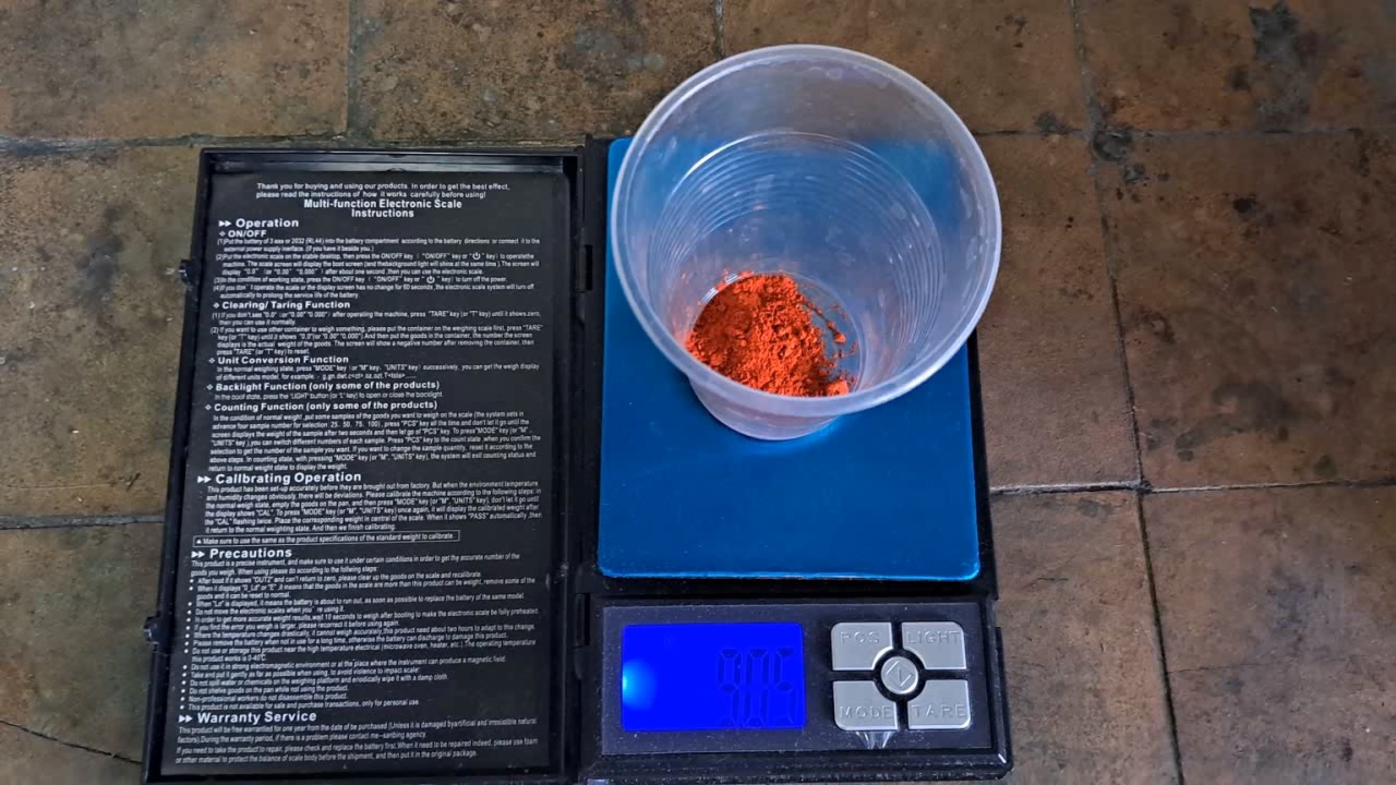 Combustion of Mixture: Lead(II, IV) Oxide/Aluminum (Pb3O4/Al)