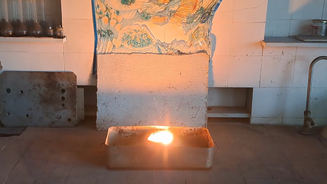 Combustion of Thermite: Calcium Sulfate/Aluminum (CaSO4/Al)