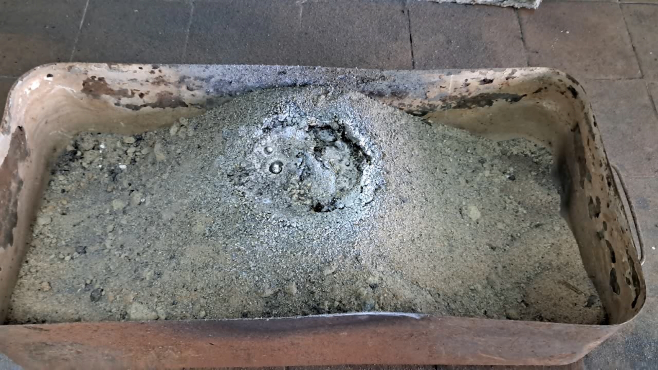 Combustion of Thermite: Calcium Sulfate/Aluminum (CaSO4/Al)