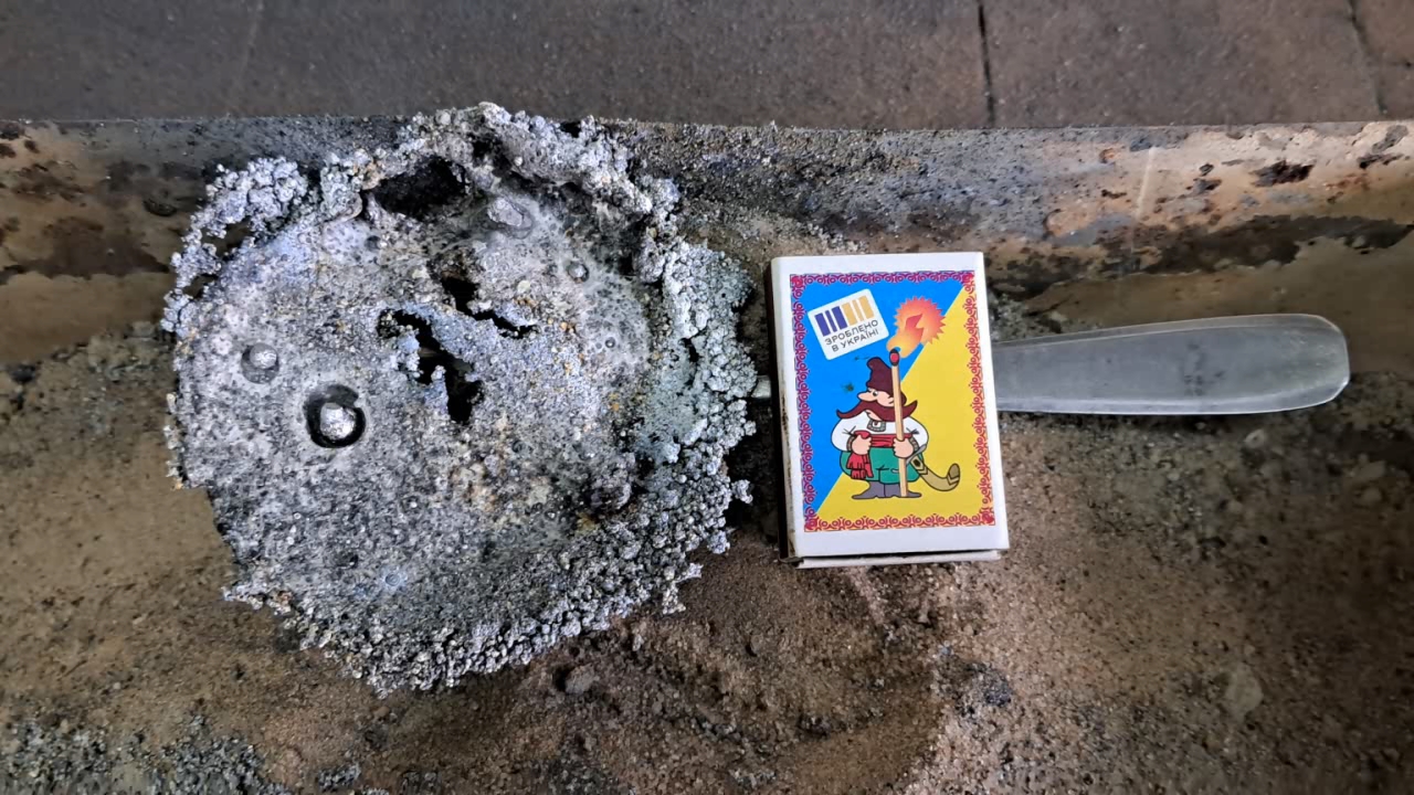 Combustion of Thermite: Calcium Sulfate/Aluminum (CaSO4/Al)