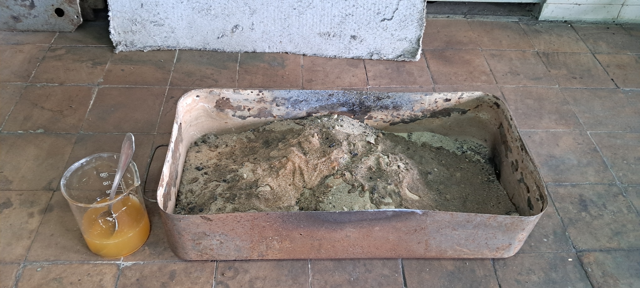 Combustion of Thermite: Calcium Sulfate/Aluminum (CaSO4/Al)